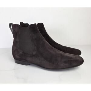 Donald J. Pliner Derry Brown Suede Leather Ankle Booties 7.5M Womens